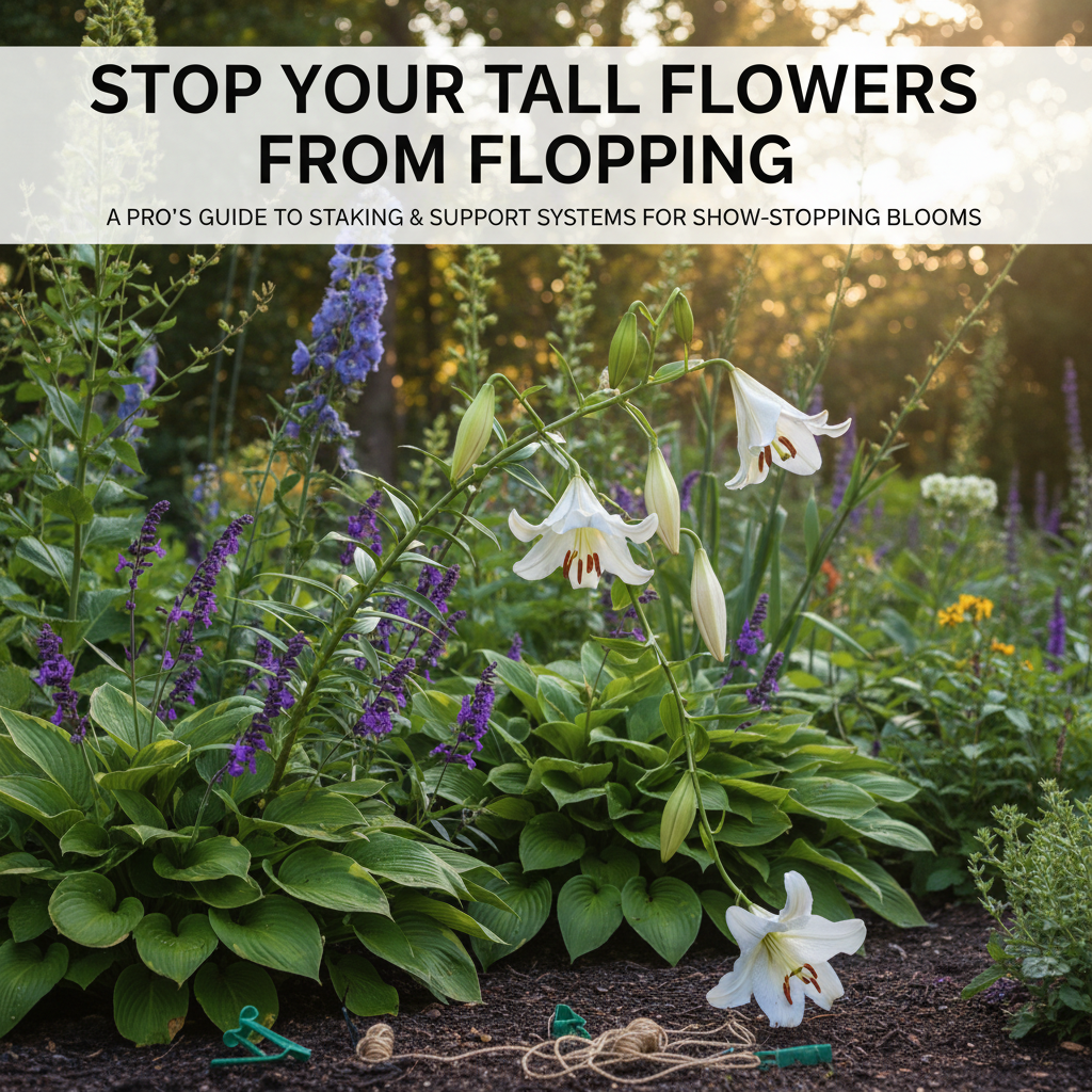 Stop Tall Flowers Flopping: Staking Guide for Gardeners | Garden ...